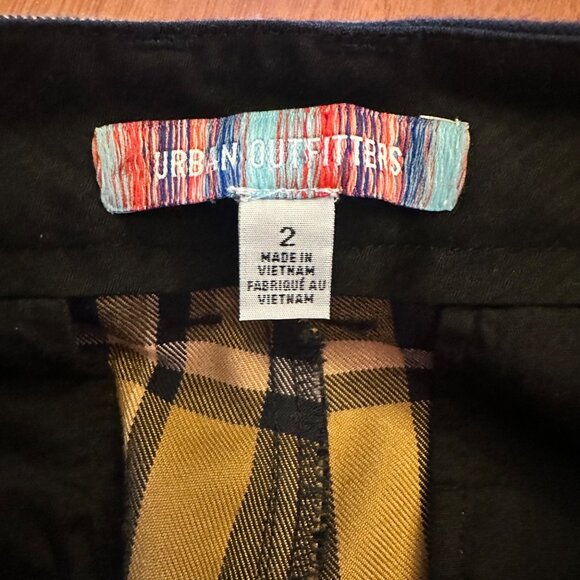 Urban Outfitters 2 Women's Yellow Blue Plaid Print Straight leg pants - Picture 6 of 8